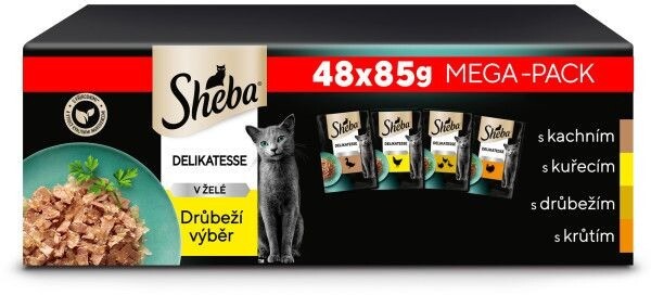 Sheba krmivo mokré drůbeže 4,08 kg