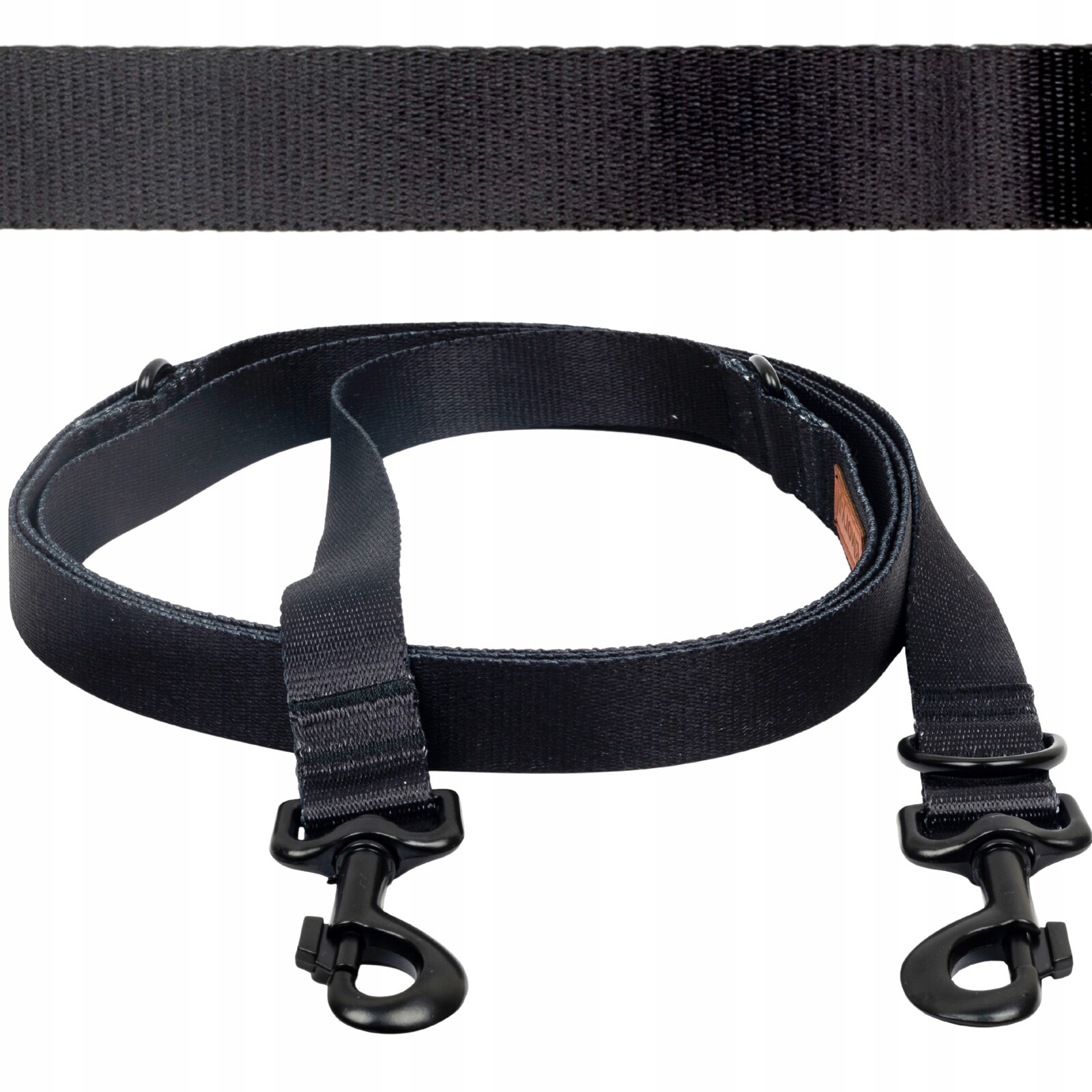 Vodítko Nastavitelná přes rameno 240 cm pro Velkého Psa Ukory Černá