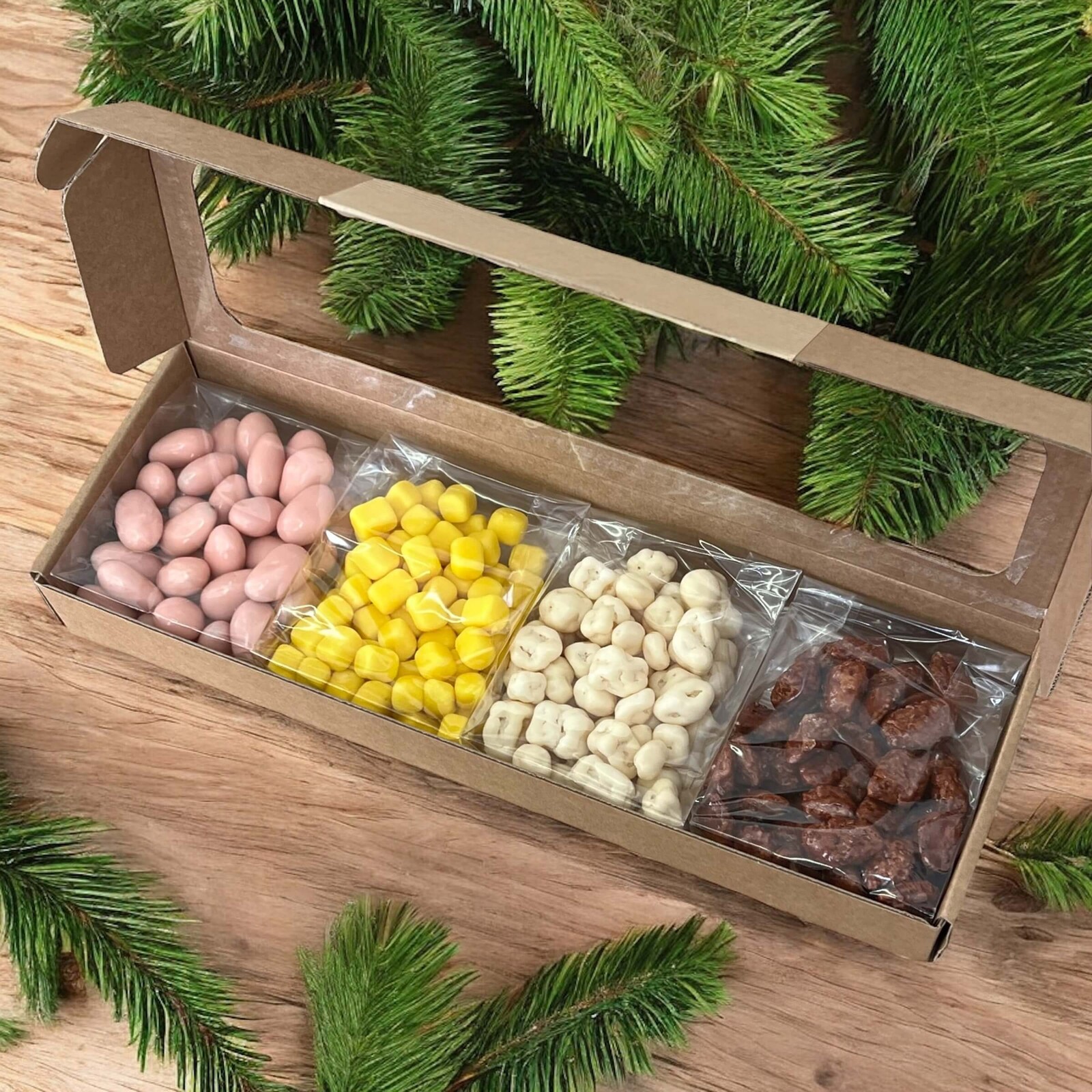 Nutworld.cz Dárková krabička - 4 druhy SLADKÁ