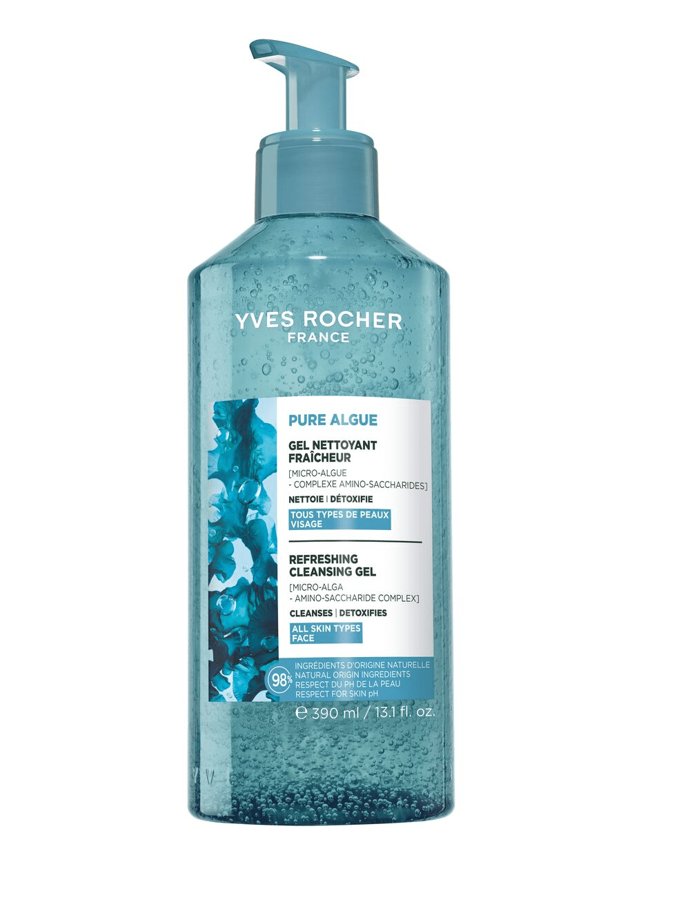 YVES ROCHER Svěží čisticí gel 390 ml