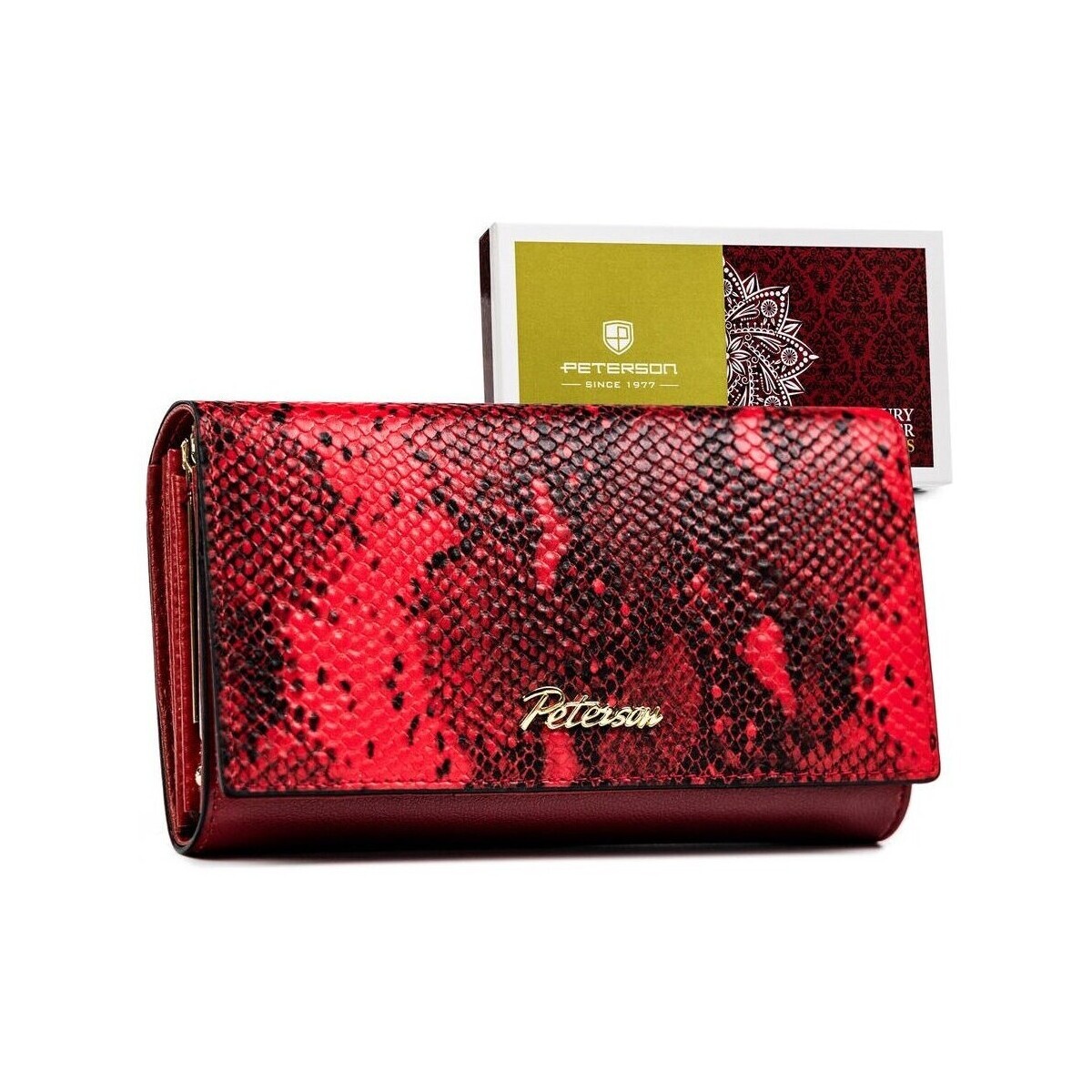 Peterson  DHPortfelskrzanyPTNSM46665672  Červená