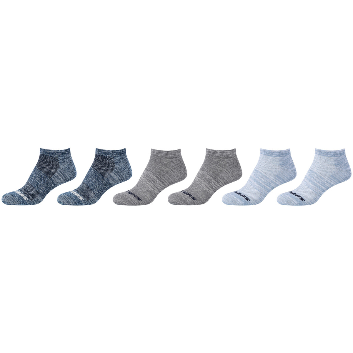 Skechers  6PPK Casual Super Soft Sneaker Socks  ruznobarevne