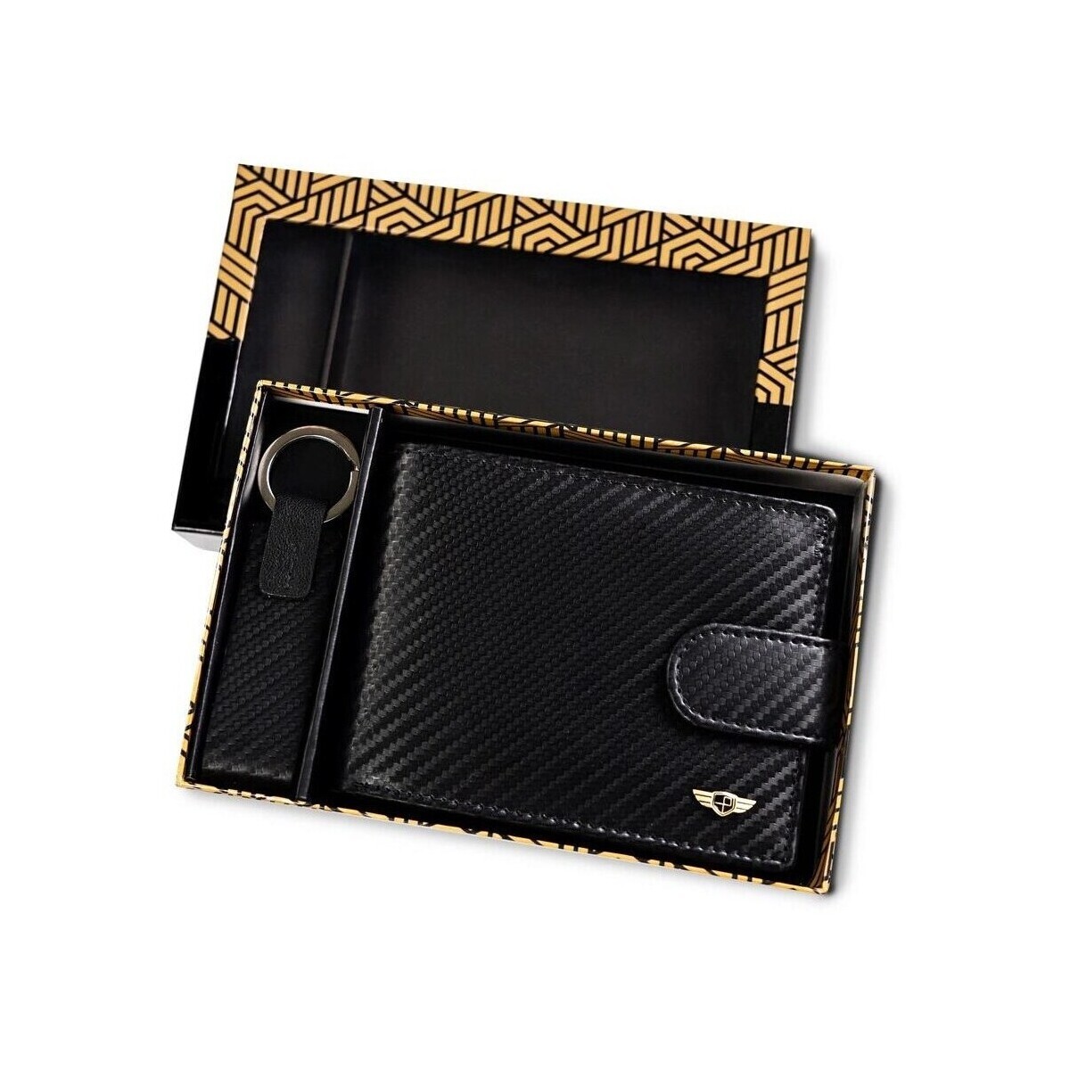 Peterson  PortfelBrelokskrzanyPTNPK5N992L687754878  Černá