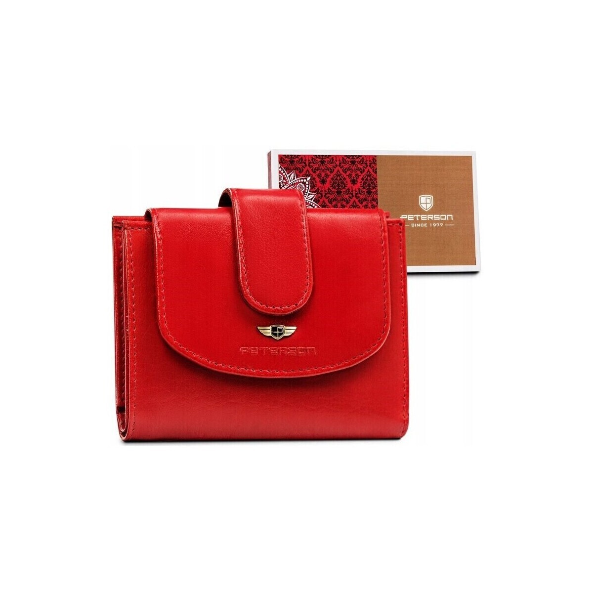 Peterson  PortfelskrzanyPTN2516BO55416  Červená