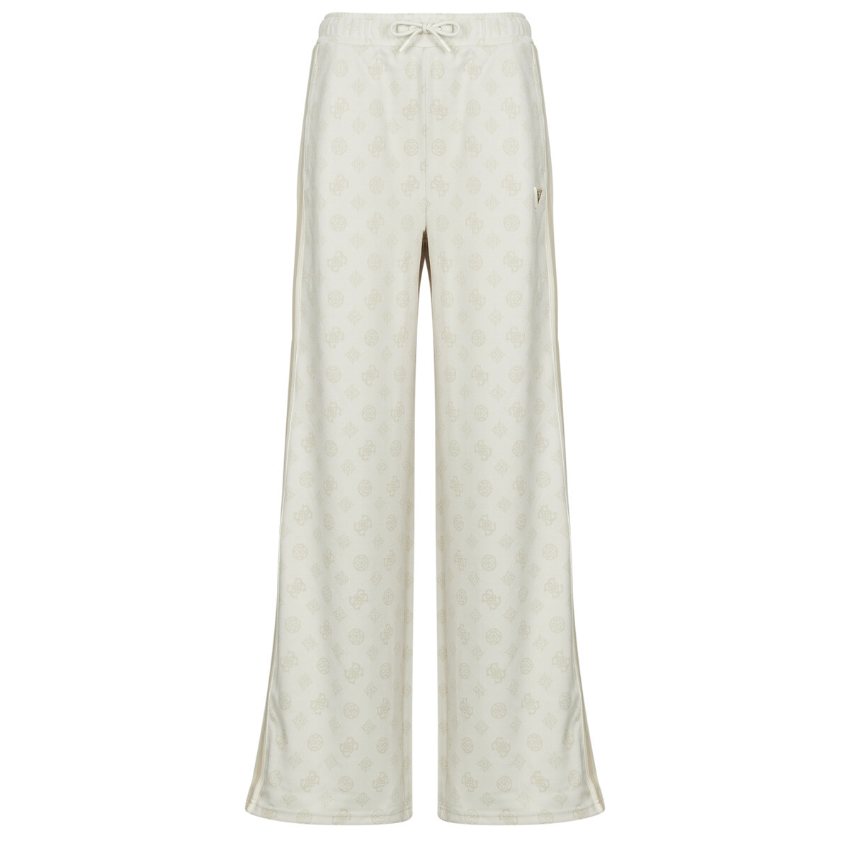 Guess  PEONY TAPED STRAIGHT LONG PANT  Bílá