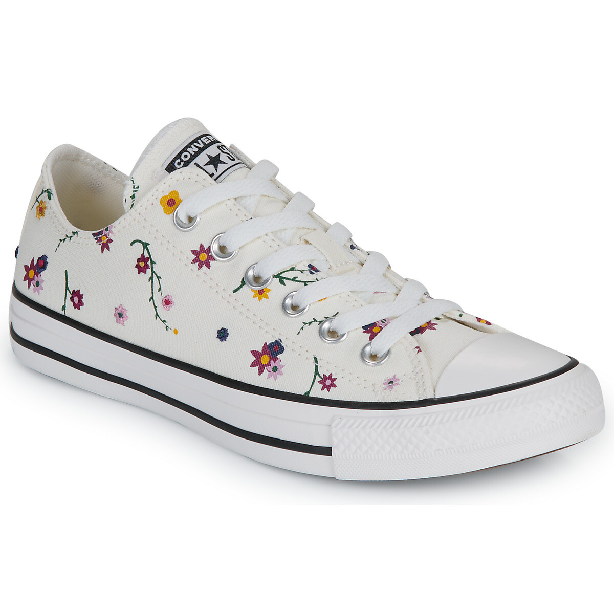 Converse  CHUCK TAYLOR ALL STAR FLORAL  Bílá