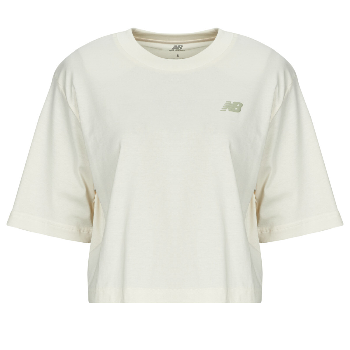 New Balance  LINEAR HERITAGE RELAXED T-SHIRT  Béžová