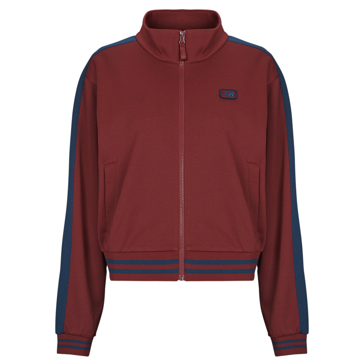 New Balance  POST SEASON PIQUE TRACK JACKET  Bordó
