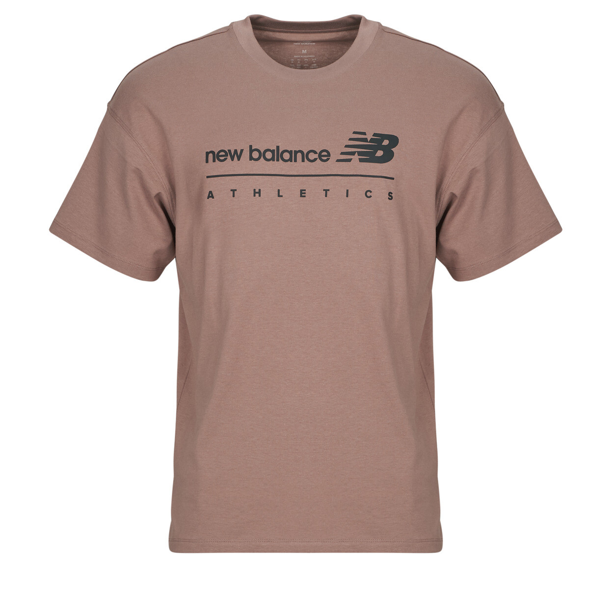 New Balance  LINEAR GRAPHIC T-SHIRT  Hnědá