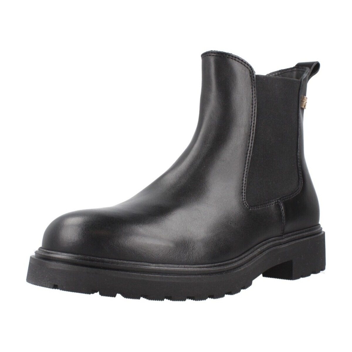 Tommy Hilfiger  TH LEATHER CLEATED CHELS  Černá