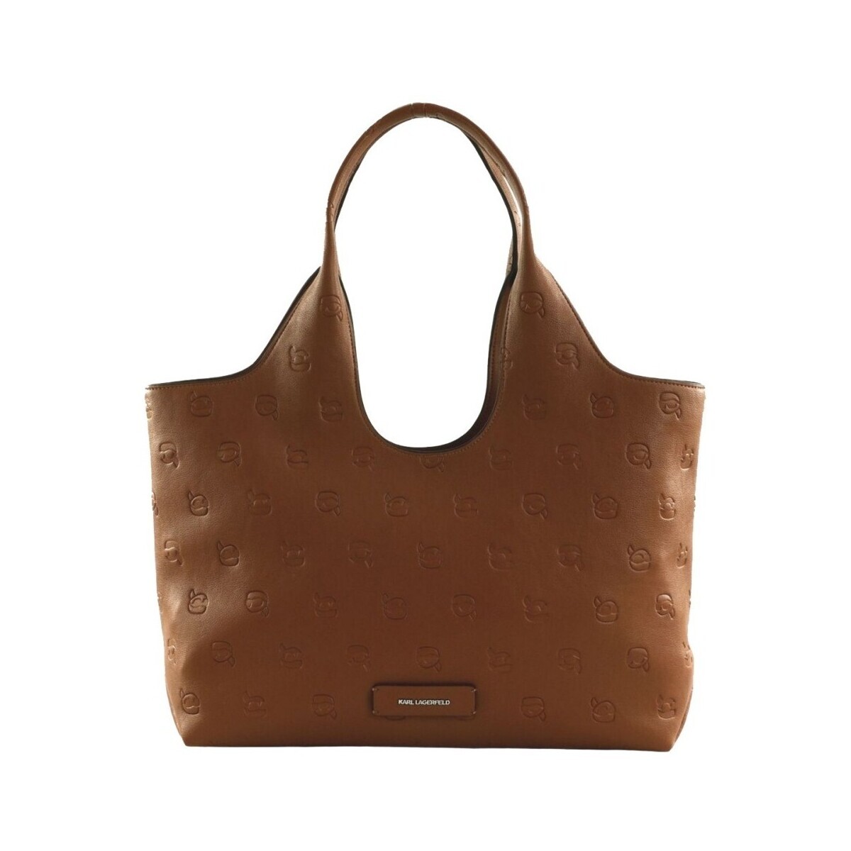 Karl Lagerfeld  IKON MONOGRAM SOFT MD TOTE  Hnědá