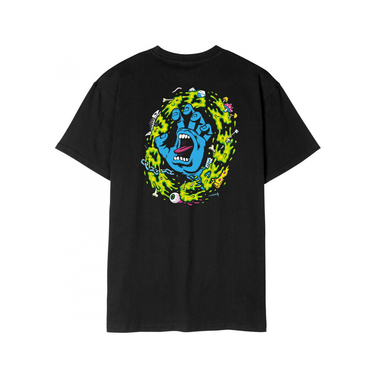 Santa Cruz  Slime scream t-shirt  Černá