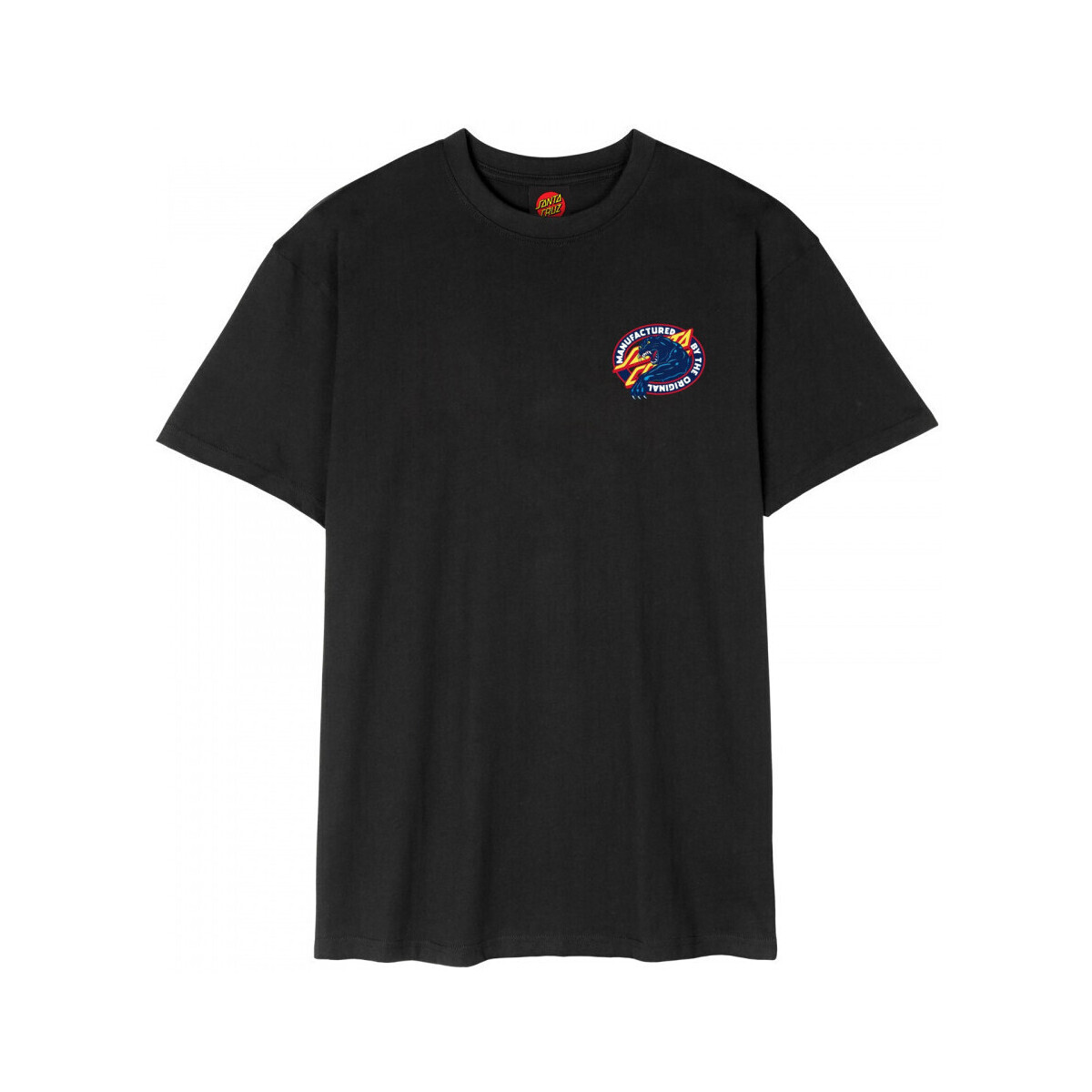 Santa Cruz  Natas sc panther t-shirt  Černá