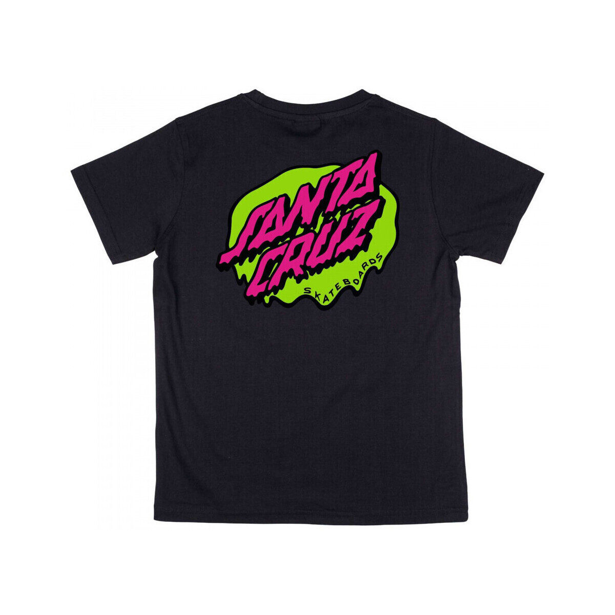 Santa Cruz  Youth slime dot t-shirt  Černá