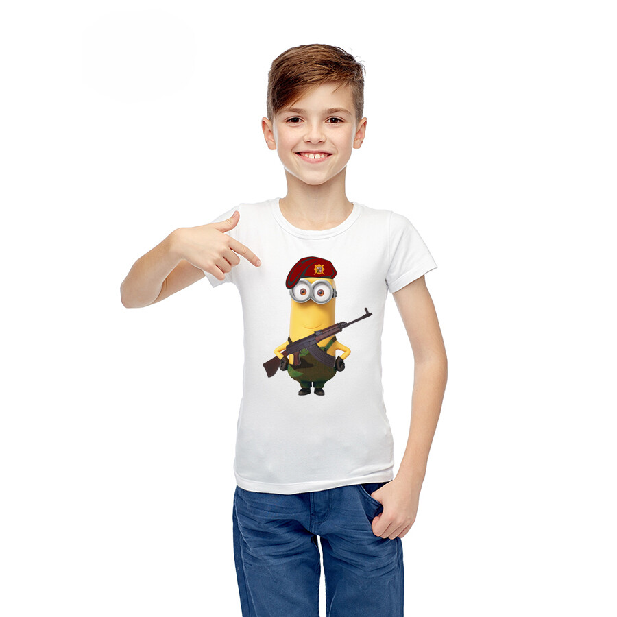 Triko dětské Striker Armoň se samopalem (AČR) - bílé-červené, 6-8 let