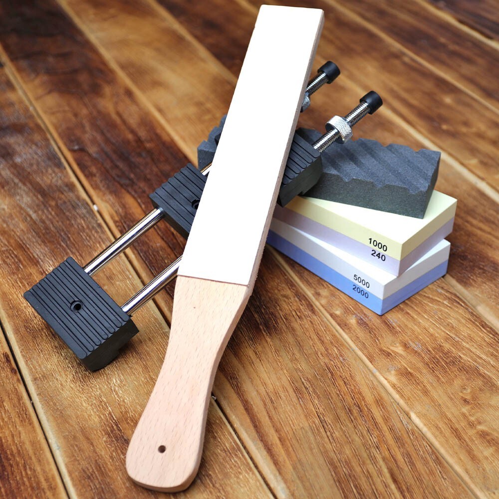 Sada brusných kamenů Risam Profi včetně srovnávače, držáku a obtahovací kůže