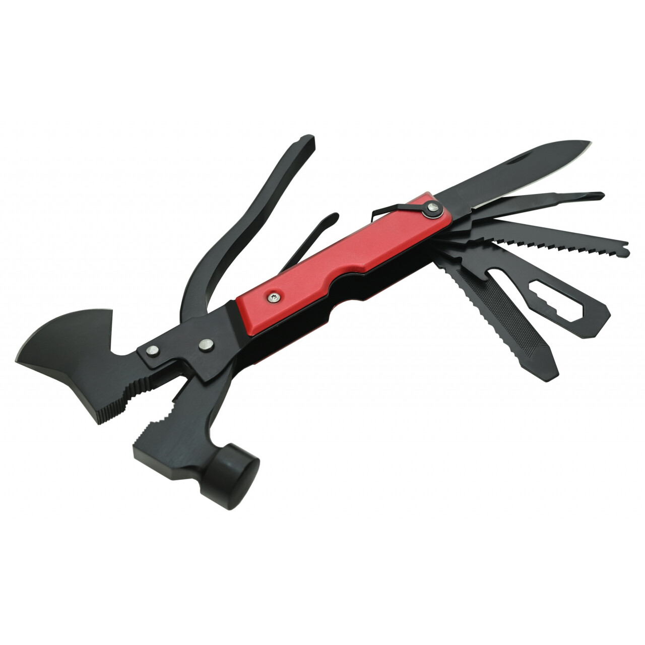 Nůž Cattara Multi Hammer 18cm - černý-červený
