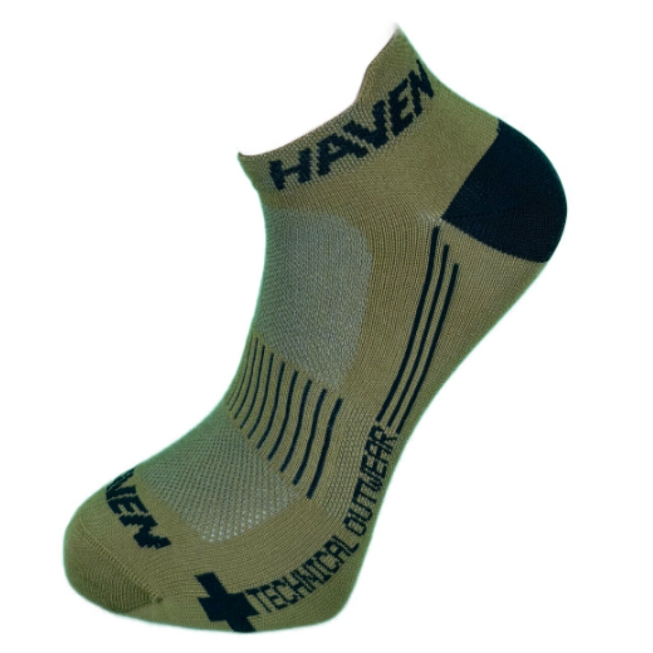 Ponožky Haven Snake Neo 2 páry - olivové-černé, 4-5