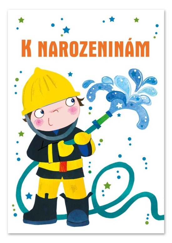 Ditipo Hrací blahopřání - Hasičská, Míša Růžičková - c002401