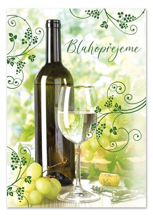 Ditipo Hrací blahopřání - Vínečko bílé, Jožka Severín - c022994