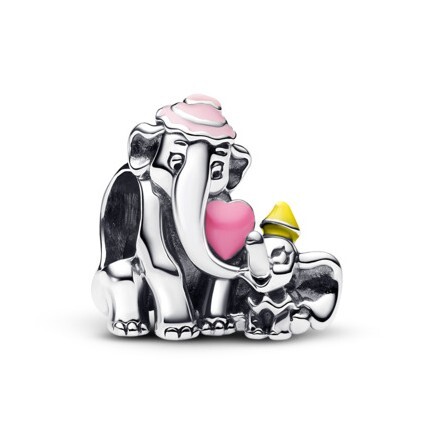 Pandora Stříbrný korálek Dumbo s maminkou Disney 793751C01