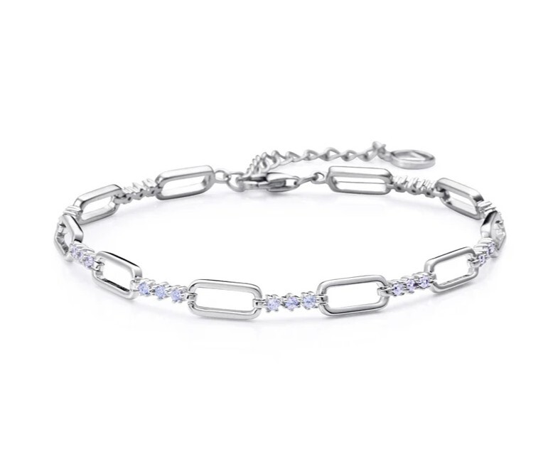 Viceroy Něžný stříbrný náramek s kubickými zirkony 9139P000-30