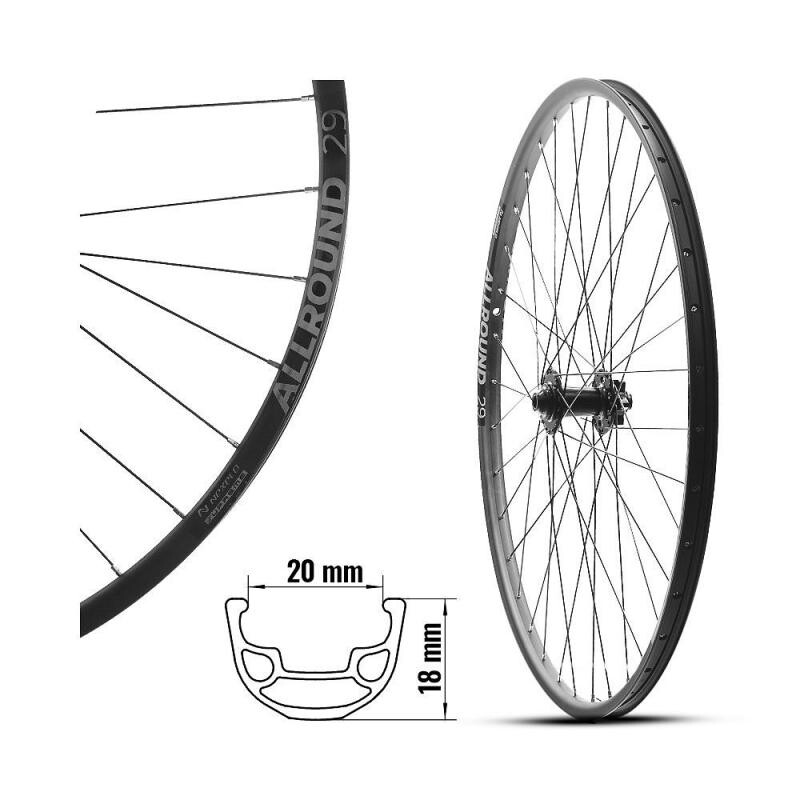 Nexelo Supreme Přední 29 Disc Allround kolo zapletené