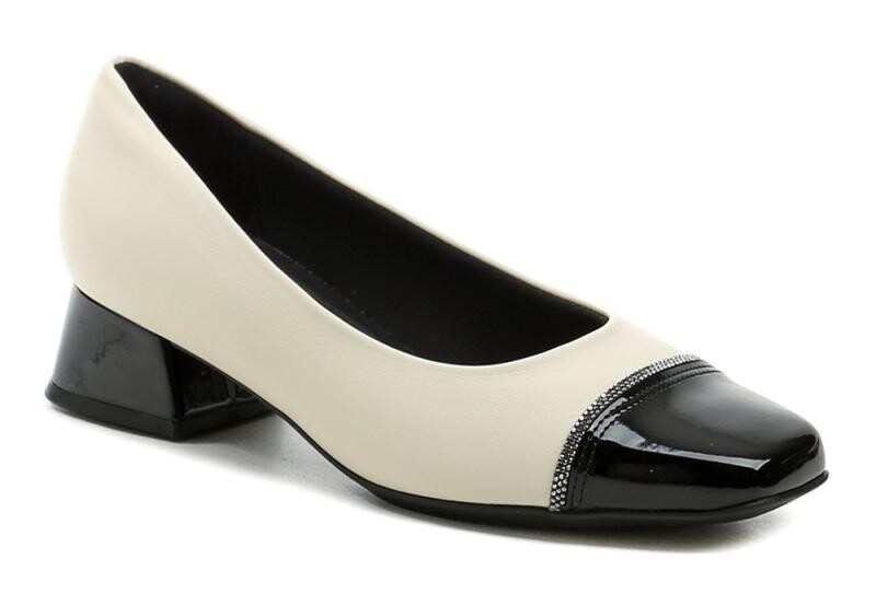 Piccadilly 160095-1 černo krémové dámské lodičky