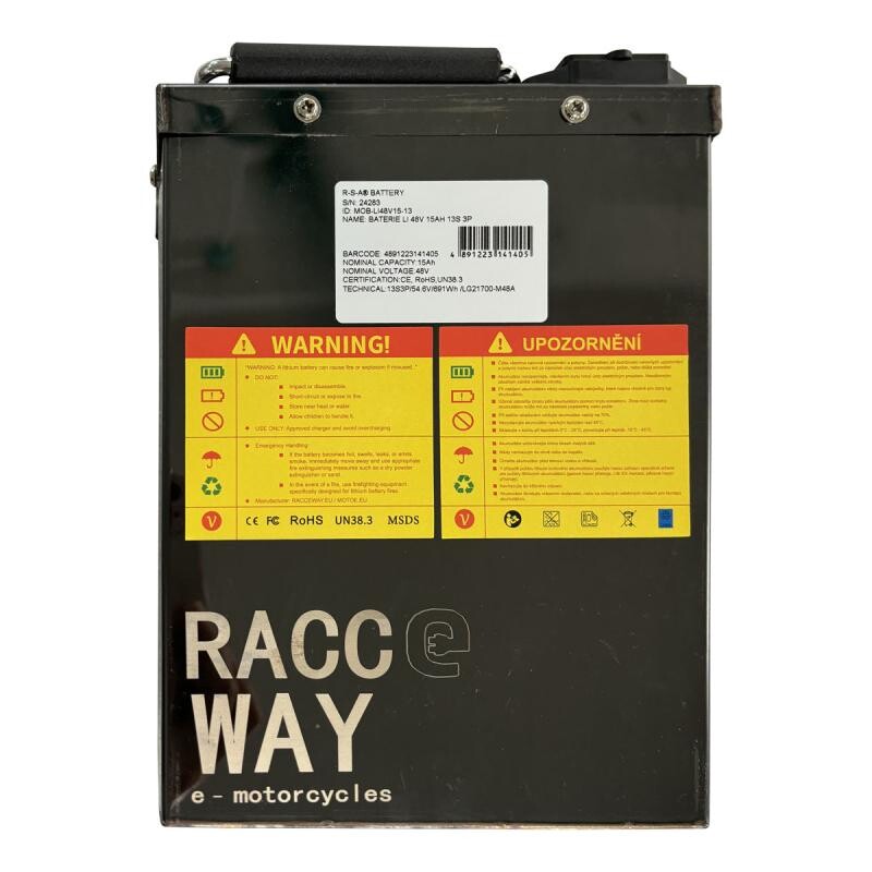 RACCEWAY Baterie Li-48v 15Ah k elektroskútru LG 13S 3P