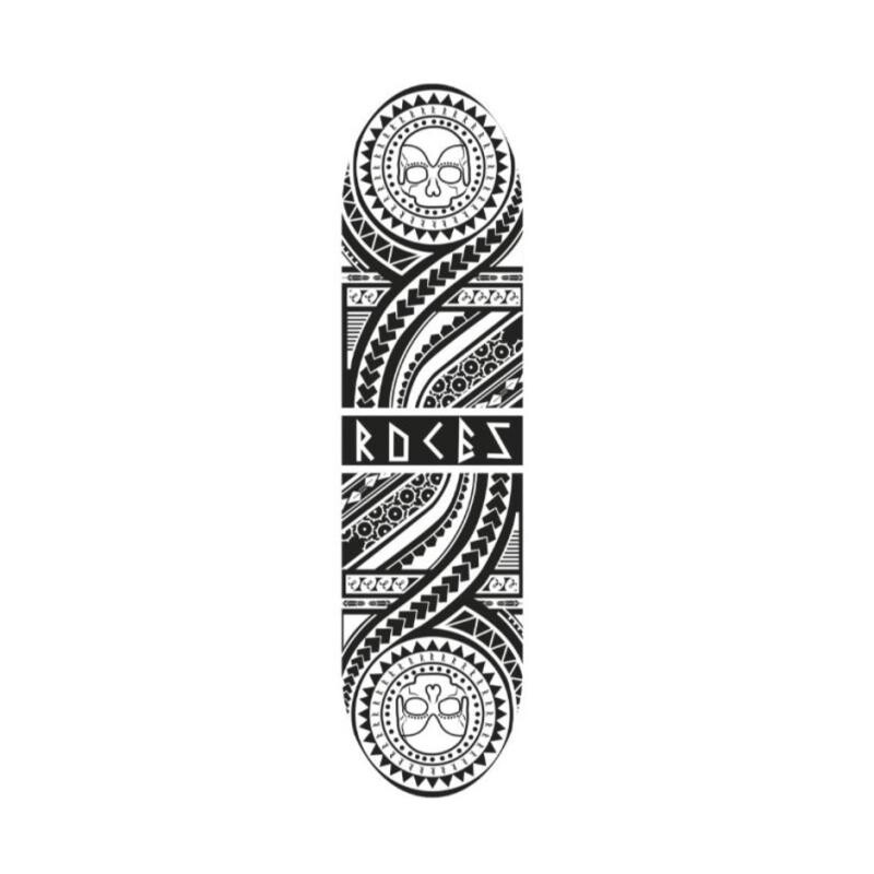 Roces Skateboard Tribal Black Concave