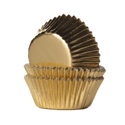 Cukrářské košíčky mini zlaté 35x21mm 1280ks - House of Marie