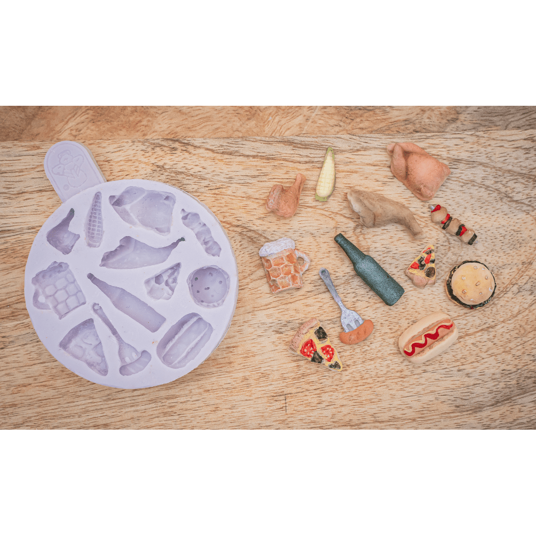 Silikonová forma miniaturní grilování - Karen Davies