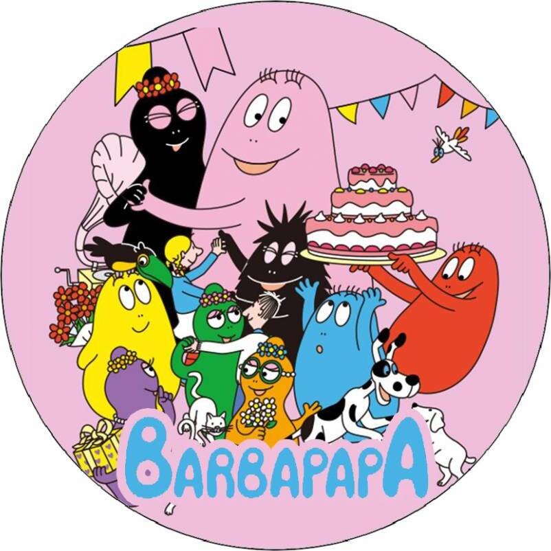 Jedlý papír Barbapapa 19,5cm - Pictu Hap