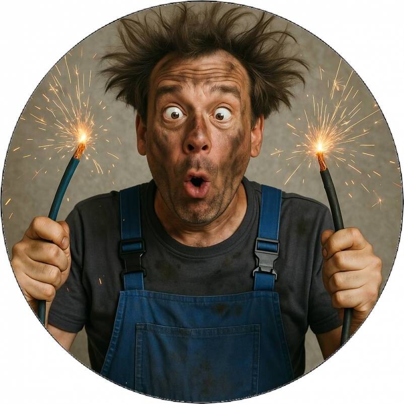 Jedlý papír bláznivý elektrikář 19,5cm - Pictu Hap