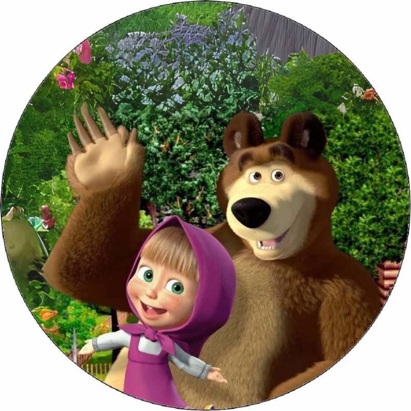 Jedlý papír Máša a Medvěd 19,5cm - Pictu Hap