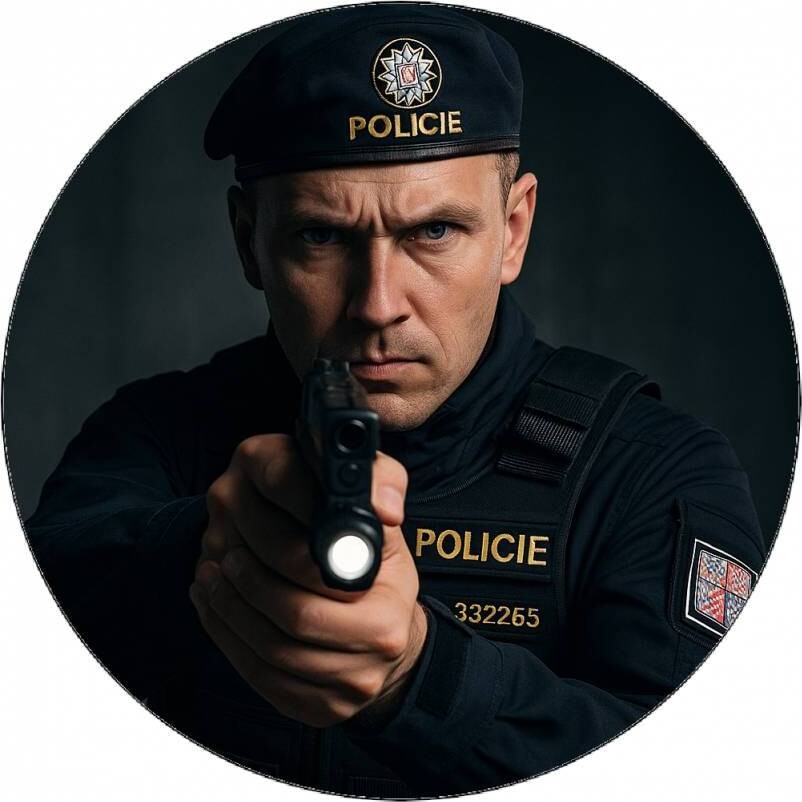 Jedlý papír policie 19,5cm - Pictu Hap