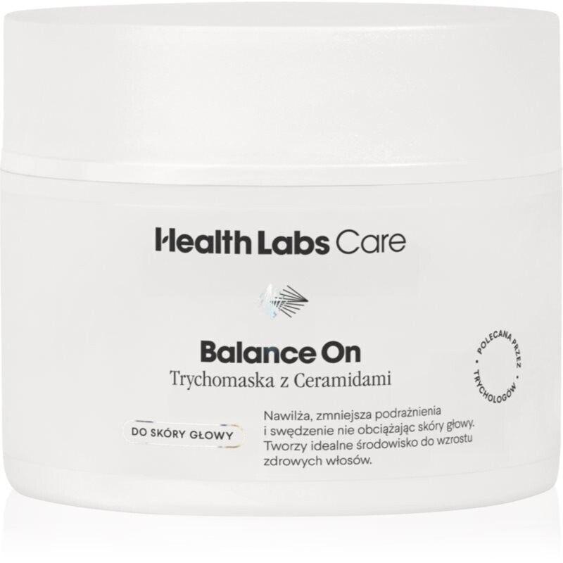 Health Labs Care Balance On Trichomaska with ceramides for the scalp vyživující a hydratační maska na vlasy s ceramidy 175 ml