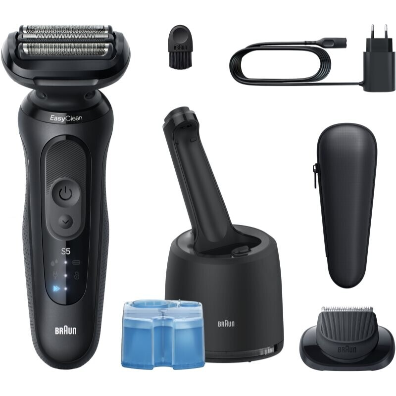 Braun Series 5 52-N7200cc elektrický holicí strojek s čisticí a nabíjecí stanicí SmartCare Black 1 ks
