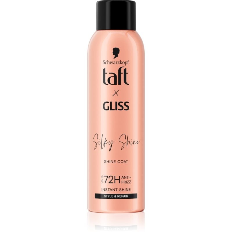 Schwarzkopf Taft x Gliss sprej pro lesk na vlasy Silky Shine 150 ml