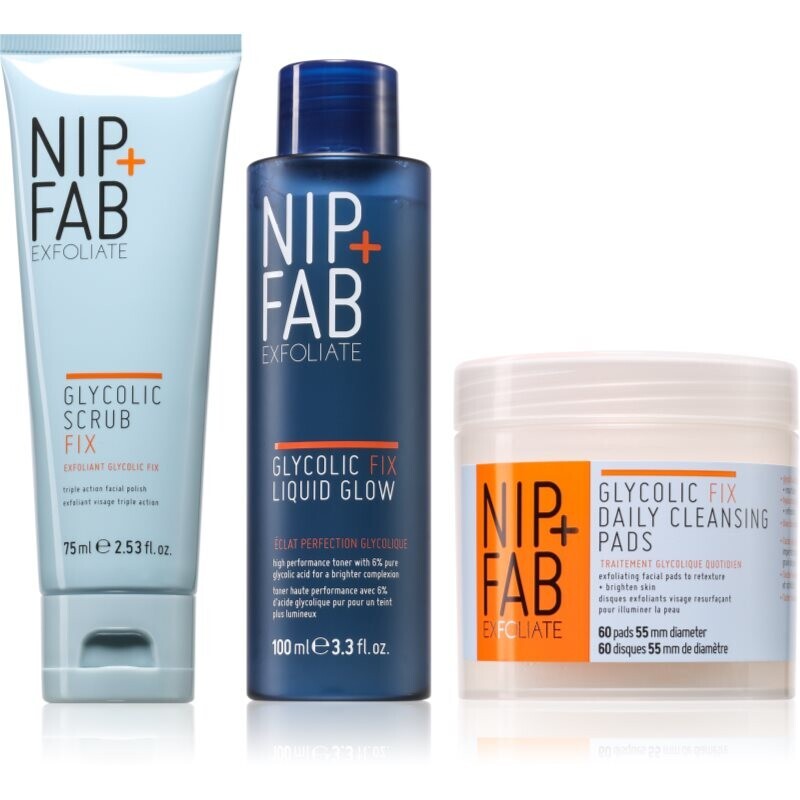 NIP+FAB Glycolic Fix Bundle sada pro péči o pleť