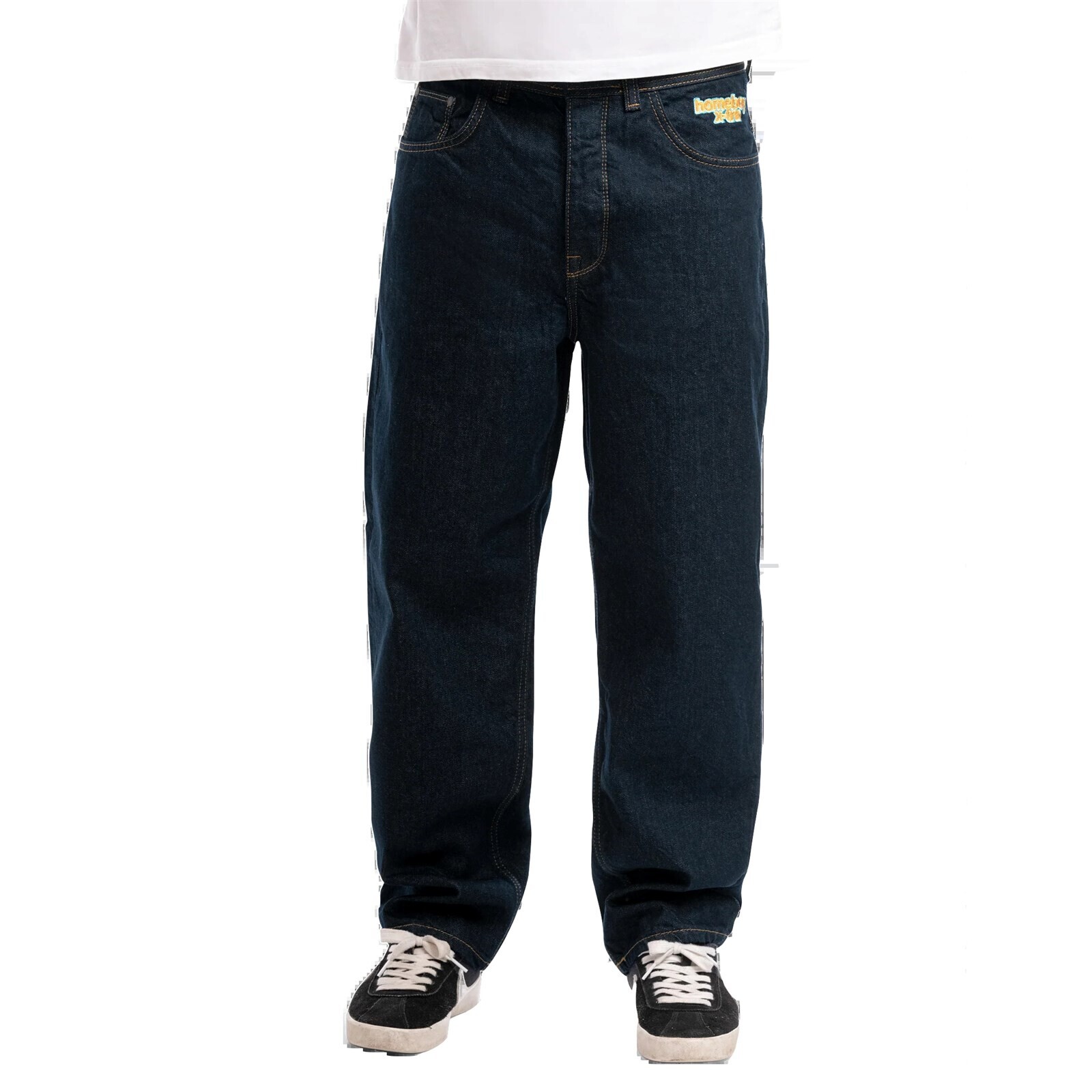 kalhoty HOMEBOY - X-Tra Baggy Denim Indigo (INDIGO-80) velikost: 32/32
