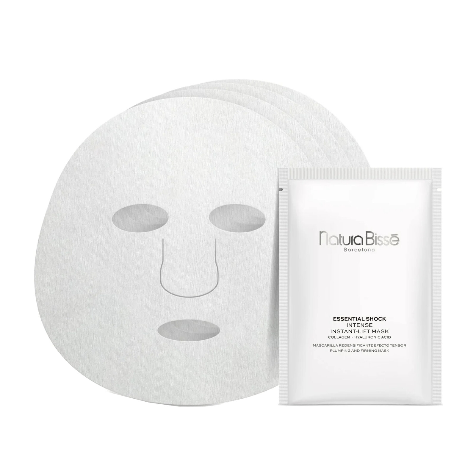 Natura Bissé Liftingová pleťová maska Essential Shock (Intense Instant-Lift Mask) 4 ks