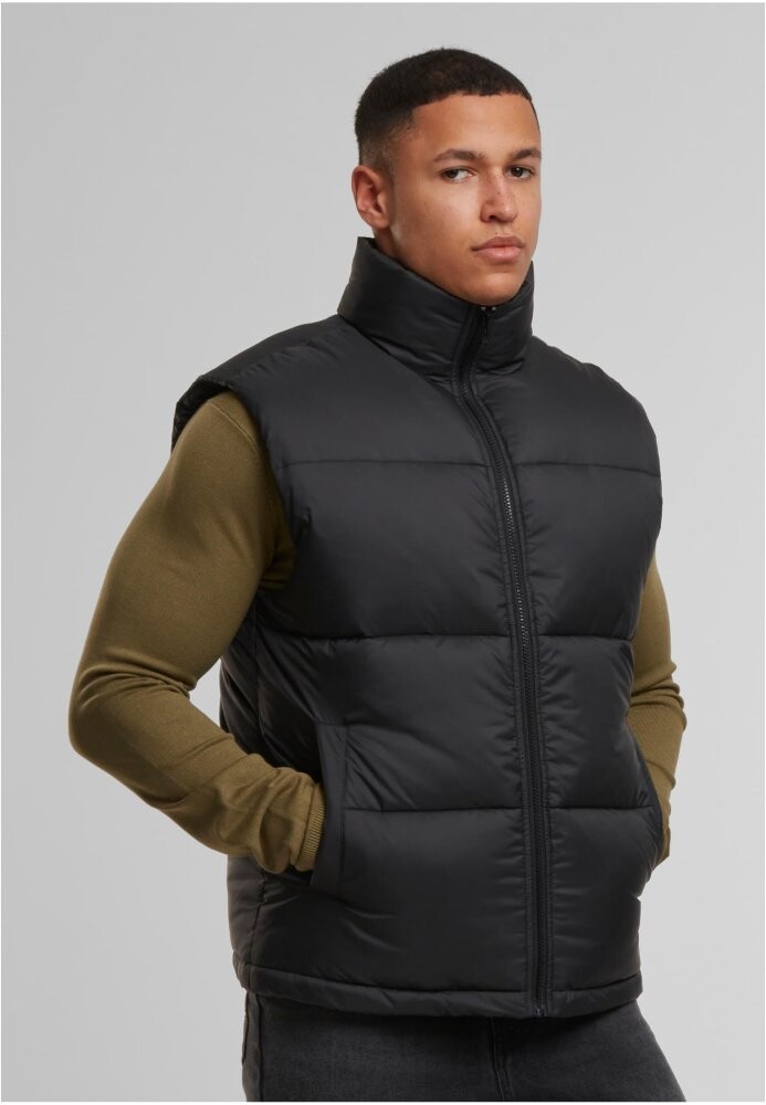 Basic Puffer Vest - black 3XL