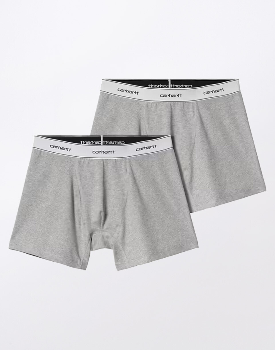 Carhartt WIP Cotton Trunks Grey Heather + Grey Heather S
