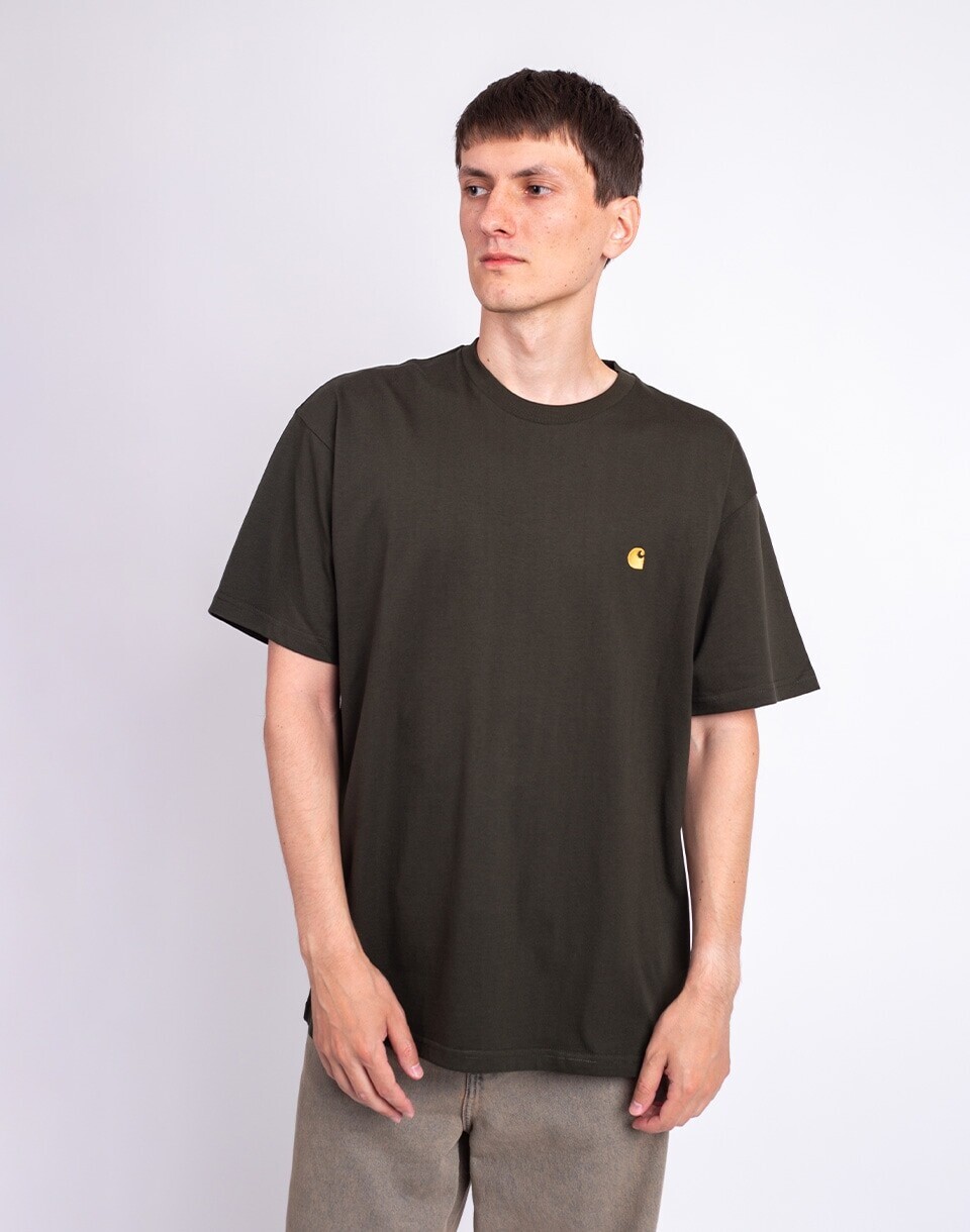 Carhartt WIP S/S Chase T-Shirt Olive/Gold S