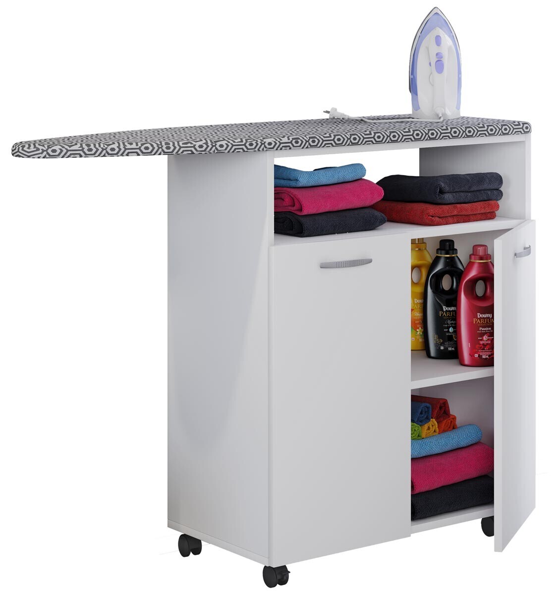 Žehlicí skříň Bigilo, bílá