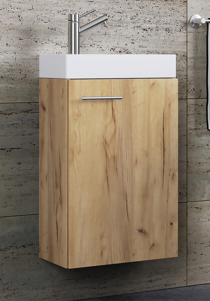 2dílné umyvadlo pro hosty Slito, dub medový