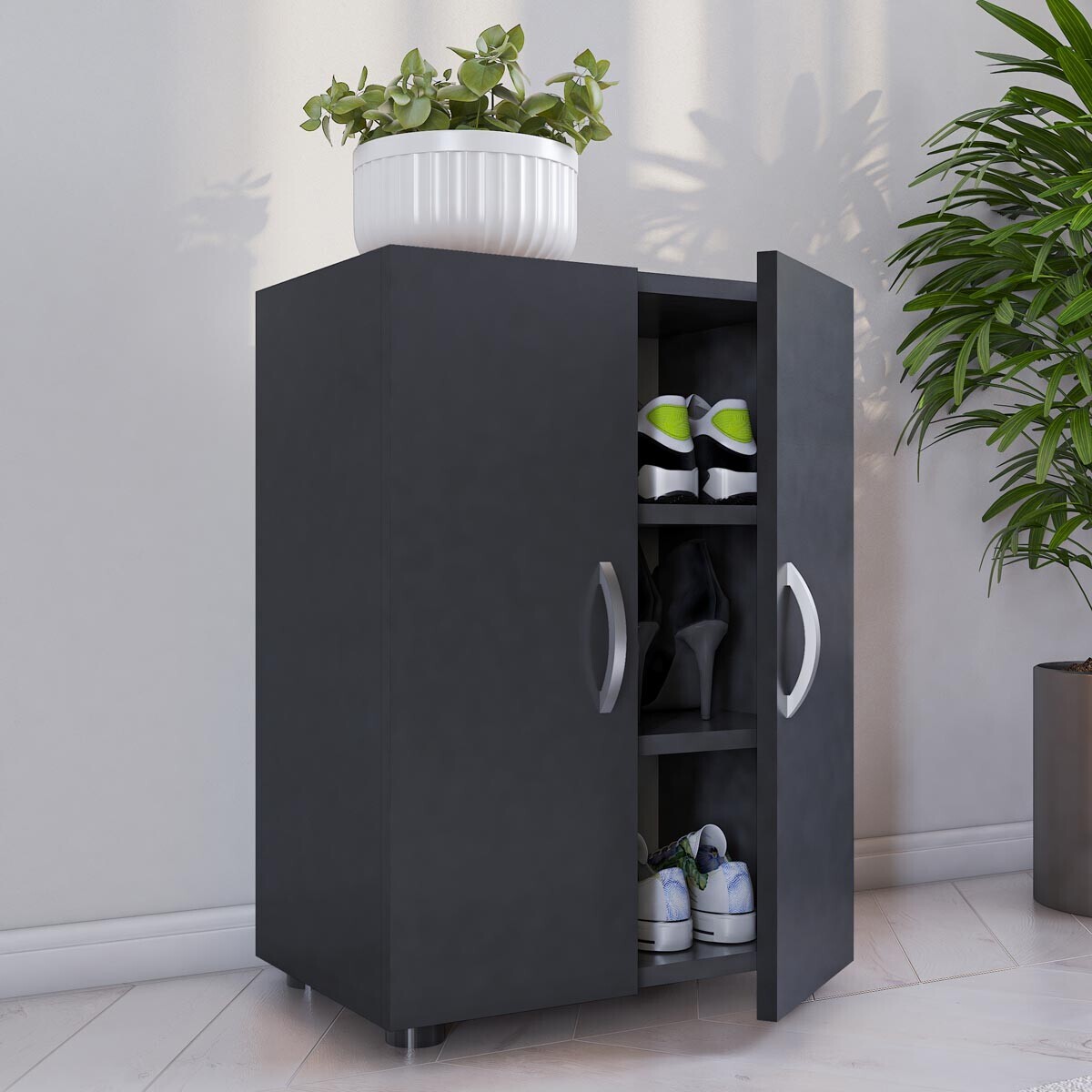 Botník Ulas 3dílný, antracit