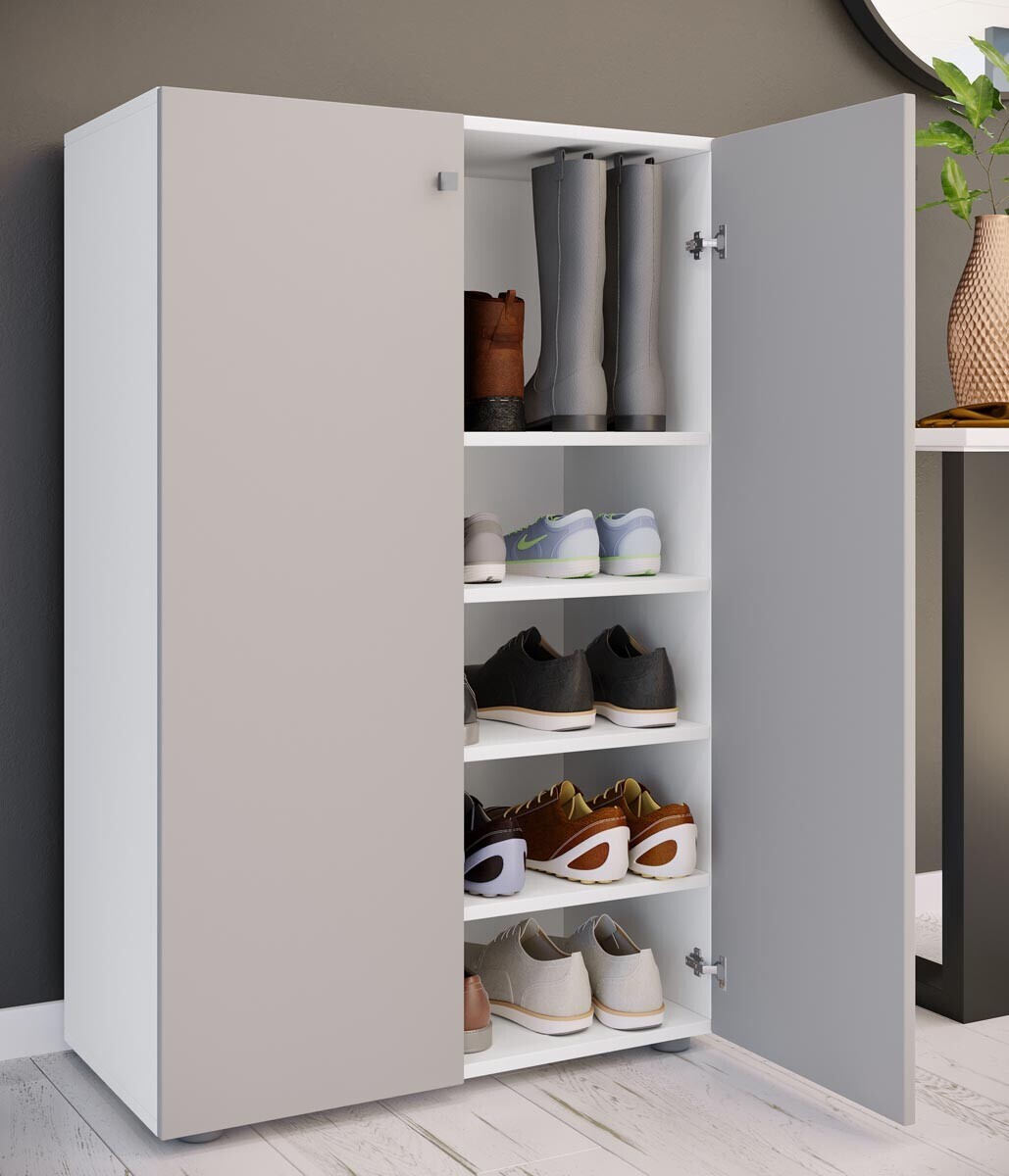 Botník Lona XL 5dílný, bílý