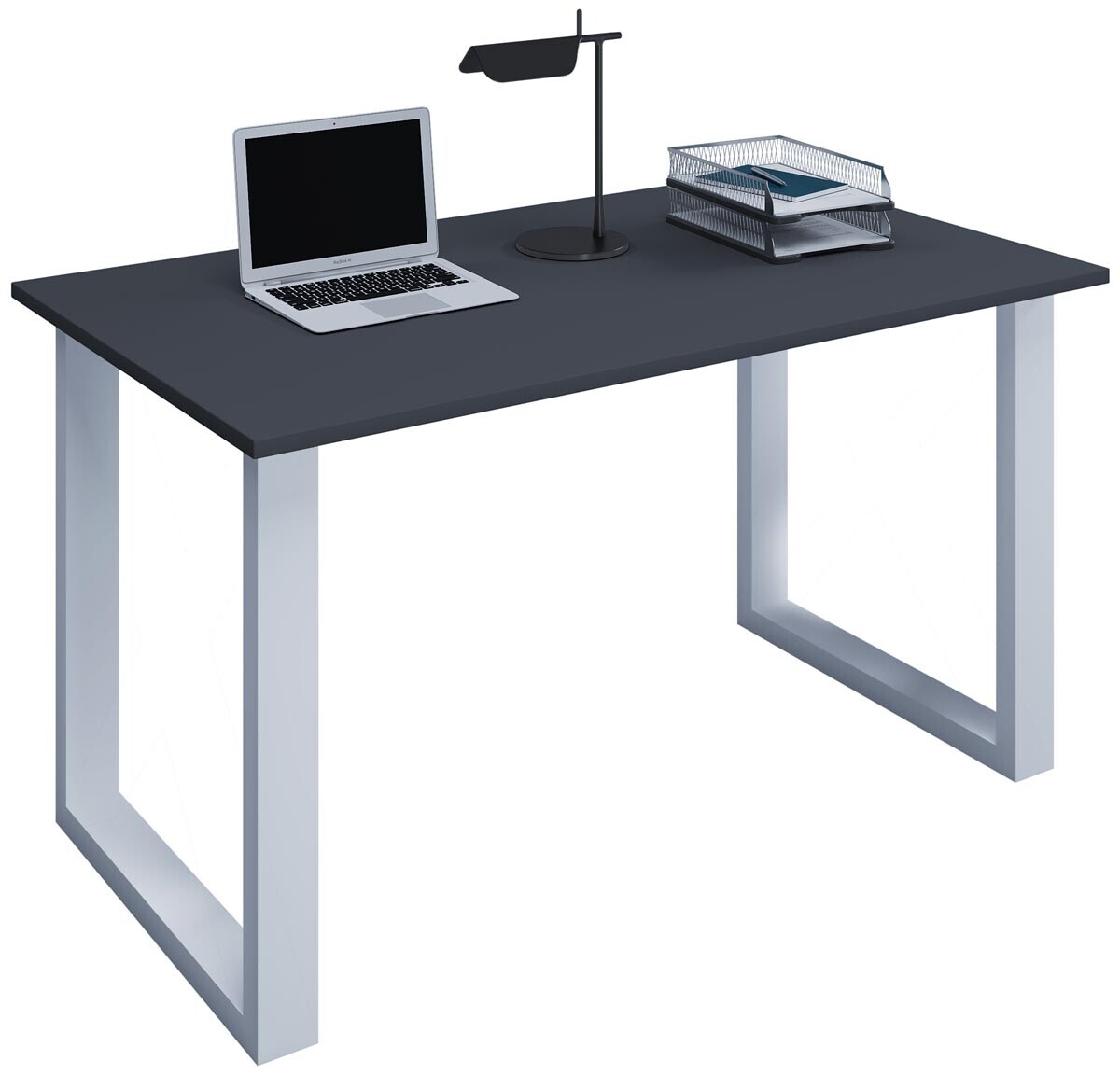 Stůl Lona 160x80 U-nohy, antracit